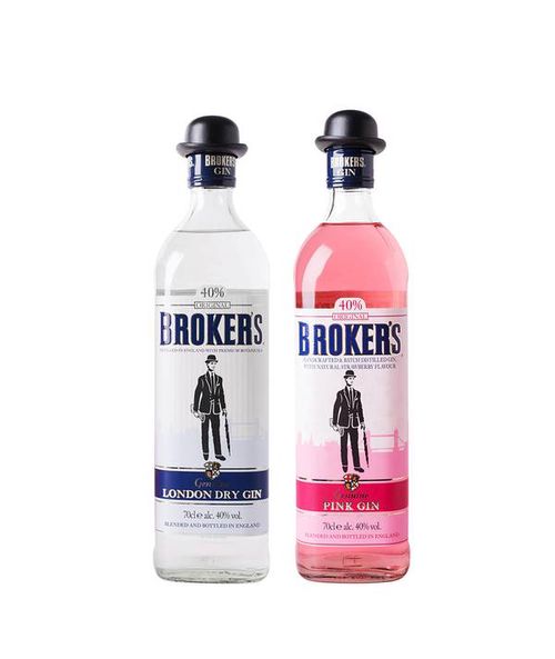 Zvýhodněný Set = 1ks Broker's London Dry + 1ks Broker´s Pink 40,0% 1,4 l